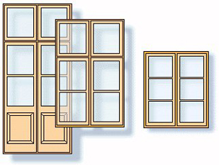 Papenhagen - Schöne Fenster aus Holz